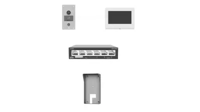 KIT/201S/372S/NSW2020-Z — Комплект видеодомофона (панель ×1, монитор ×1, коммутатор ×1)