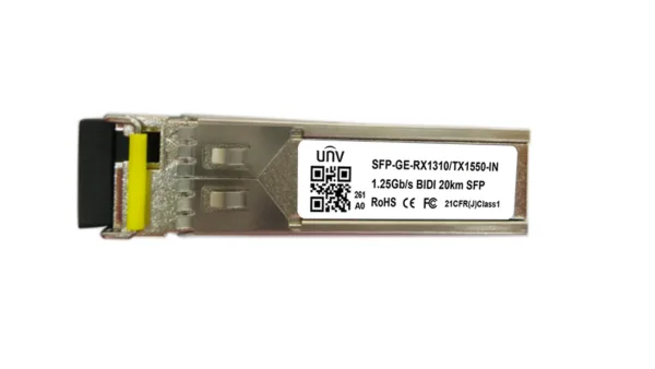 SFP-GE-RX1310/TX1550-IN — Gigabit Single-Mode 20km BIDI Optical Module-RX1310/TX1550