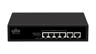 NSW2010-6T-POE-S-IN — PoE-коммутатор на 4 портов, аплинк 200 Мбит/с, PoE 60 Вт