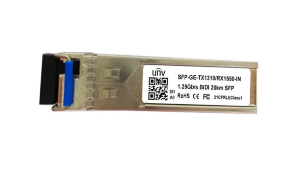 SFP-GE-TX1310/RX1550-IN — Gigabit Single-Mode 20km BIDI Optical Module-TX1310/RX1550