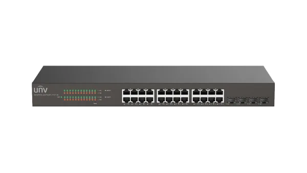 NSW5100-24GT4GP-LPOE-IN — 24GT L2 PoE kommutator