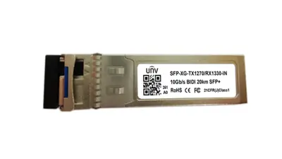 SFP-XG-TX1270/RX1330-IN — Оптический модуль BiDi 10 Гбит/с, одномод, 20 км, TX1270/RX1330