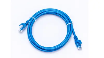 GC-CAB6-1m-IN — Патч-корд Cat6, 1 м, синий